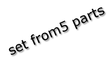  set from
5 parts